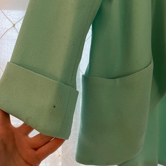 turquoise aritzia wilfred blazer jacket size 8 - Picture 13 of 15